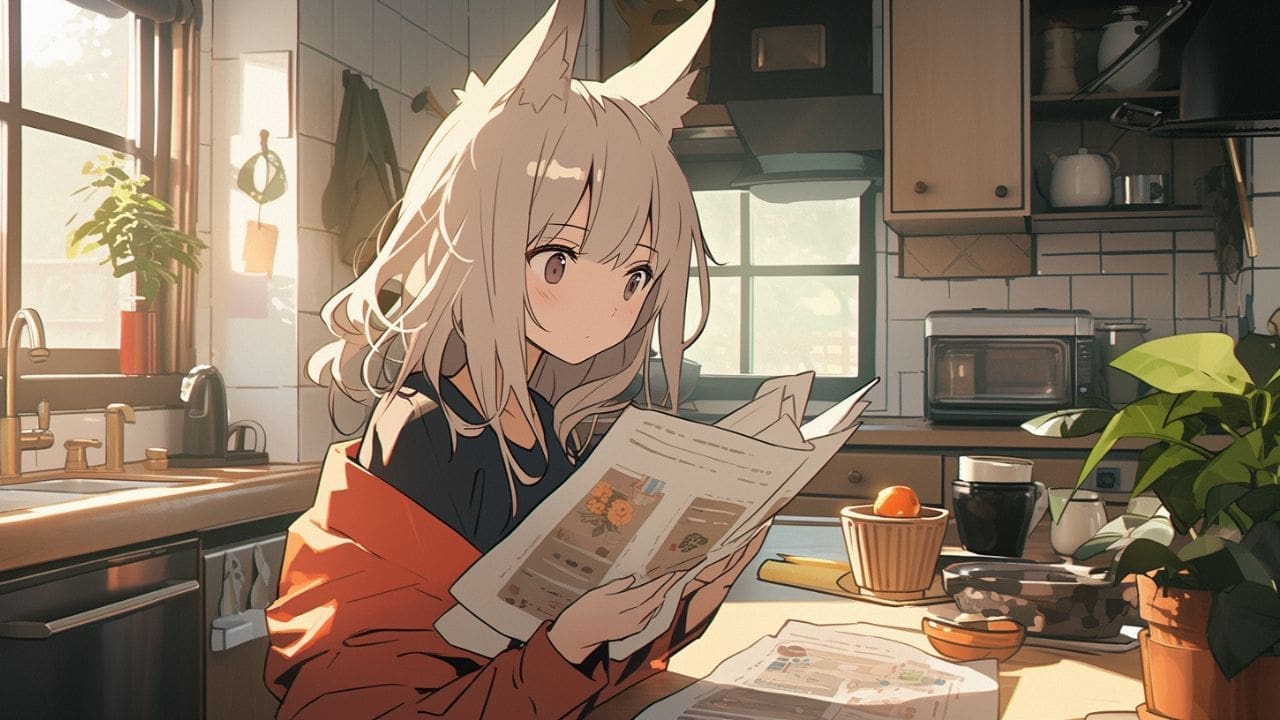 Lince leyendo artículo durante el desayuno 1280x720 Lince leyendo artículo durante el desayuno